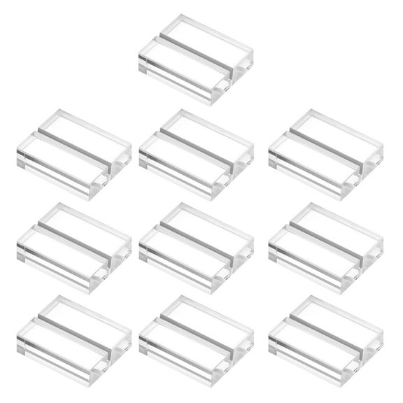 Pack of 10 Acrylic Table Number Stands for Wedding and Business Displays