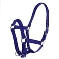 thumbnail image 1 of El occidental ecuestre de nylon del caballo del cabestro del Azul S shamjiam Halter de caballo ajustable, 1 of 9
