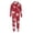 QZZ292-Red, variant on Meichang Matching Family Christmas Pajamas Hooded Onesie Long Sleeve Jumpsuit with Christmas Print Cozy Sleepwear for All
