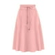 thumbnail image 3 of Ketyyh-chn99 Mini Skirts for Women Jean Skirts for Women Women's High Waist Pleated A-Line Swing Skirt Pink,S, 3 of 4