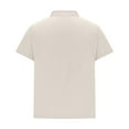thumbnail image 5 of Clean 2 Pcs Summer Outfits for Mens Light Breathable T-Shirts Henley Neck Tee Short Sleeve Tops Plain Basic Tee Shirts High Waisted Shorts 7" Lightweight Quick Dry Shorts 2 Packs Outfits, 5 of 7