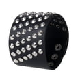 thumbnail image 2 of Pulsera ancha punk Sunnimix de cuero con remache, 2 of 8