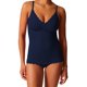 thumbnail image 3 of SKINY Top de tirantes para mujer – Sensation, top, escote en V, relleno, microfibra Azul oscuro 2XL (2X-Large), 3 of 4