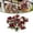 A, variant on 1 Bundle Artificial Camellia Buds Peony Bouquet 15 Heads Faux Silk Tea Rose Flowers for Wedding Centerpiece Home Vase Decoration 31cm, Clearance Cream White