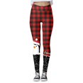 thumbnail image 1 of Leggings de cintura alta Gibobby Impresión digital 3D Navidad Pantalones para Yoga Correr Gimnasio Blanco S, 1 of 4