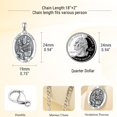 thumbnail image 4 of TANGPOET St Anthony Medal Pendant Necklace Protection Necklace, 4 of 5