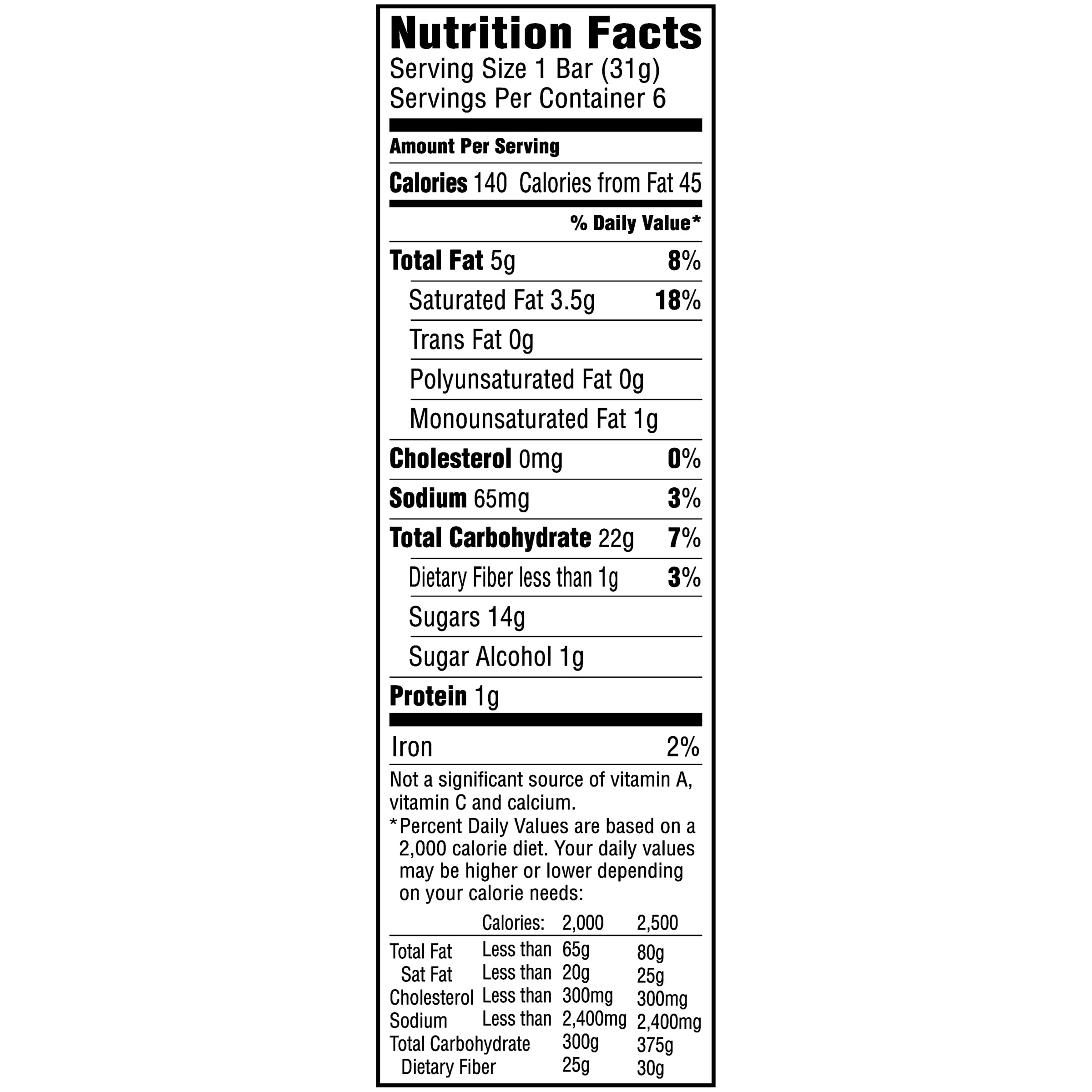 Chewy Dipps Granola Bar Nutrition Facts Besto Blog