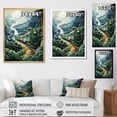 thumbnail image 4 of Designart "The Opulent Tranquility Of A Train Journey" Factories Floater Framed Wall Decor, 4 of 5