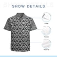thumbnail image 7 of High Quality Hawaiian Shirts for Men Short Sleeve Aloha Beach Shirt Floral Summer Casual Button Down Shirts Blouses MQT8RE, 7 of 7