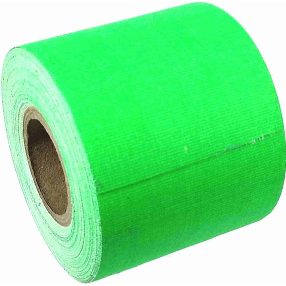 2" x 8 YARD MINI ROLL GAFFERS TAPE - FLORESCENT GREEN - Single Rolls