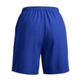 thumbnail image 5 of Ovzne Women's High Waisted Wide Leg Elastic Trendy Athletic Shorts Polyester Casual Summer Loose Workout Running Shorts with Pockets S-XXL, 5 of 9