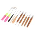 thumbnail image 2 of Ensemble d'outils pour dreadlocks, 12 pièces, crochets pour dreadlocks, kit d'outils de verrouillage pour perruques et extensions de cheveux, 2 of 4