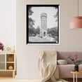 thumbnail image 3 of Historic Framed Print, Norumbega Tower, Charles River Reservation, Mass., 17-7/8" x 21-7/8", 3 of 9
