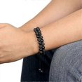 thumbnail image 2 of 2025 Men Women 8mm Lava Rock Stone Aromatherapy Essential Oil Diffuser Bracelet Braided Rope Natural Stone Yoga Beads Bracelets, 2 of 4