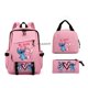 thumbnail image 2 of Conjunto de 3 piezas para adolescentes, mochila escolar de dibujos animados de Lilo y Stitch, de viaje, para uso diario, 2 of 5