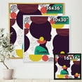 thumbnail image 4 of Designart 'Ethnic Geometric Silhouette of African American III' Modern Framed Canvas Wall Art Print, 4 of 5