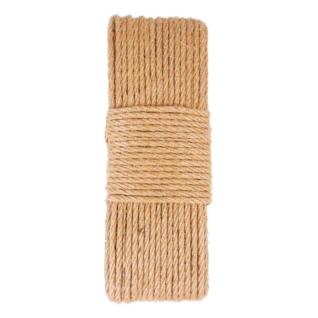 30m-150m Natural Multi-Coloured Soft 2mm Jute Twine Sisal String Rustic Cord 