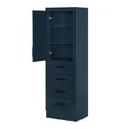thumbnail image 6 of ARIEL Hepburn Bathroom Linen Storage Cabinet 65”H x 20”W x 16”D Midnight Blue, 6 of 8