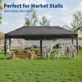 thumbnail image 3 of 10x20 pop-up canopy tent (without side walls), 3 adjustable heights, 6 sandbags, 3 of 7