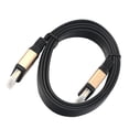 thumbnail image 1 of Cable Negro Negro Chapado en Oro para / / / Hugo Cable de alta velocidad, 1 of 10
