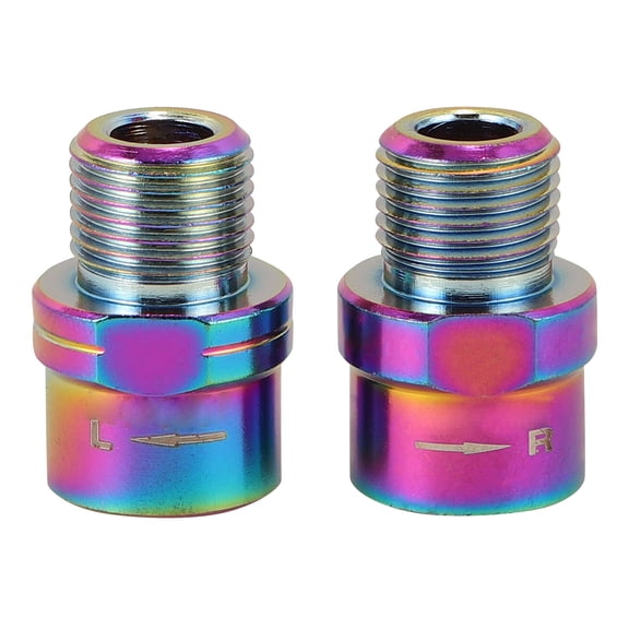 SOPOTUTU 2Pcs Aluminium Alloy Pedal Extenders for Bikes with Eye Catching Colour Design