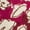 IKAT DOODLE FLORAL VIOLET MAGENTA, variant on Women's Plus Scoop Neck Top with Short Tie Puff Sleeves, Sizes 0X-5X