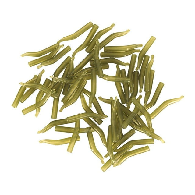 Almencla 50Pcs 20Mm Carp Memancing Cangkuk Lengan Tube Rig Rambut Line Aligner Lengan Hos