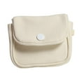 thumbnail image 4 of Monedero pequeño y duradero de lona portátil para mujer, cartera ligera con botón a presión, bolsa para lápiz labial, tarjeta de crédito, auricular y , blanco Salvador Monedero de lona, 4 of 10