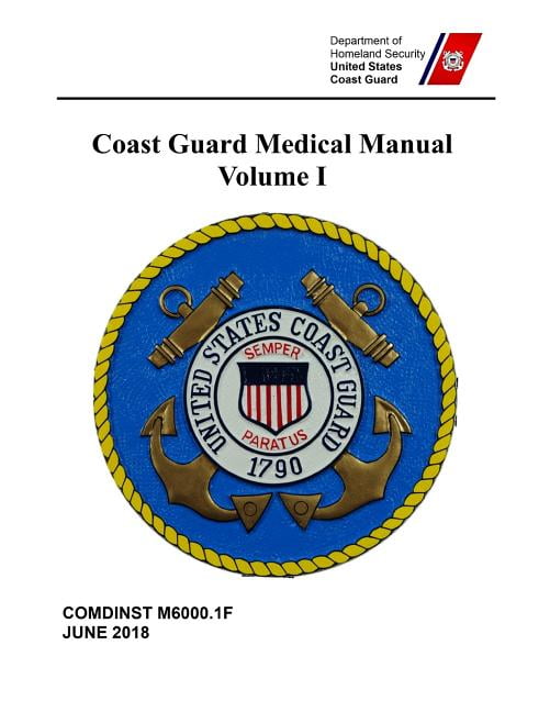 Coast Guard Medical Manual: Coast Guard Medical Manual : Comdinst M6000 ...