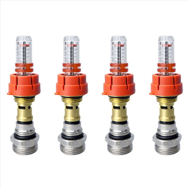 4X Colector de Acero Inoxidable para Reemplazar el Medidor de Flujo para Separador de Agua de Calefacción por Suelo Radiante Accesorios