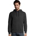 thumbnail image 1 of Hanes Chandail à Capuchon en Molleton Teint en Pièce ComfortWash pour Hommes Grande Taille, m, Noir, 1 of 3