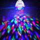 thumbnail image 2 of Lámpara LED para fiesta, bombilla LED multicolor de 3 W con rotación automática, efecto de luz de discoteca, apta para todas las lámparas con casquillo E27, color blanco, 2 of 5