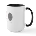 thumbnail image 2 of CafePress - New School Easter Eggs W Shadow White L Large Mug - 15 oz Ceramic Large White Novelty Mug, 2 of 4