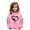 Pink, variant on Mrzhqd Toddler Girls Sweatshirts Hoodie Long Sleeve Soft Sweatshirt Graphic Hoody Kids Cute Pullovers Top Clothes For Girls Black Size 3-4 Years