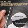thumbnail image 4 of REGALWOVEN Wood Grain Tape, Wall Paper Border Sticker Self-Adhesive Repair Patch for Walls Black 1.97"x16.41Ft, 4 of 6