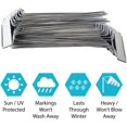 thumbnail image 5 of 25-Pack Zinc Metal Garden Labels - Durable, Long-Lasting Labels, 5 of 5
