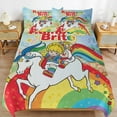 thumbnail image 6 of Rainbow Bri-te 3-Piece Bedding Set Duvet Cover Pillow Shams Soft Pillowcases Quilts Covers, 6 of 8