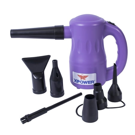 UPC: 0848025039038 | Xpower B-53 Airrow Pro Multipurpose Home Pet Dryer Duster Air Pump Blower Purple