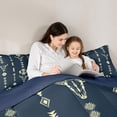 thumbnail image 5 of Manfei Bohemian Aztec Bedding Comforter Set for Adult, Hippie Sheep Skull Twin Comforter Sets, Mandala Boho Style Reversible Bedding Set, Breathable Home Decor, 2 Pieces, 5 of 8