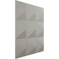 thumbnail image 2 of Ekena Millwork 11 7/8"W x 11 7/8"H Benson EnduraWall Decorative 3D Wall Panel, Textured Metallic Silver (12-Pack for 11.76 Sq. Ft.), 2 of 5