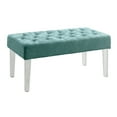 thumbnail image 3 of Linon Ella Acrylic Leg Bench, 18 inch Seat Height, Multiple Colors, 3 of 3