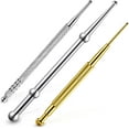 thumbnail image 1 of 3 Pieces Facial Reflexology Massage Tool Stainless Steel Manual Acupuncture Pen Retractable Acupuncture Pen, Stainless Steel Double Headed Spring Loaded Ear and Body Point Probe Pen, 1 of 7