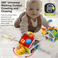 thumbnail image 4 of Richgv Musical Snail Toys Baby Crawling Toys for 6-12 Month, Educational Montessori Toddler Toy Christmas Gifts for Boys Girls, 4 of 8