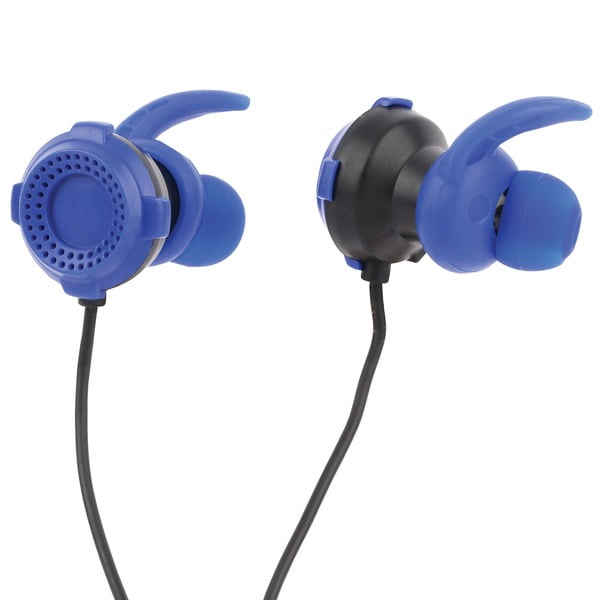 Lvlup Gaming Earbuds With Removable Microphone (blue) - Walmart.com