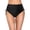 Z1-Black, variant on Women's High Waisted Bikini Bottoms, Duoif Tummy Control Ruched Bathing Suit Womens Swim Bottoms Black L