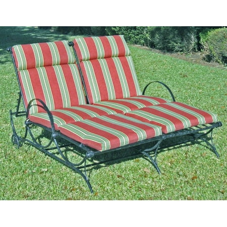 King Double Chaise - Cushion for Double Chaise Lounge (Fuchia Red)