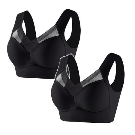 Kcodviy 2Pcs Women S Large Strapless Lace Bra S Tank Top Underwear Thin Bra S Side Fold Side Bra S Gather Adjustable Bra Bra S