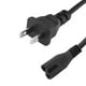 thumbnail image 3 of Cable Adaptador De Fuente De Alimentación Conectores De Cable 50 Cm 2 Clavijas 2 Cable De Toma De Corriente sonducket TO004376-00, 3 of 6
