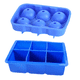 thumbnail image 1 of Juego de bandejas de hielo para hacer hielo - Azul 6 agujeros + 6 cuadrados MFZFUKR CPB-US-CJZ25-2, 1 of 5