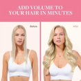 thumbnail image 5 of - Extensiones de cabello humano real natural con clip, cabello Remy para mujeres, 14 pulgadas, 3,88 oz (110 g), 7 piez, 5 of 5
